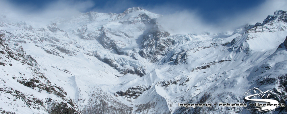 Gressoney Vista Lyskamm 4530m